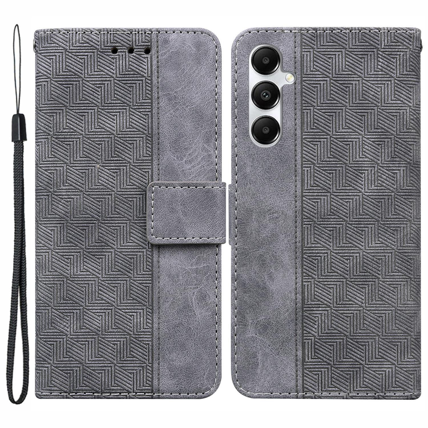 

For Samsung Galaxy A05s 4G Case PU Leather Wallet Folding Stand Phone Cover Grey