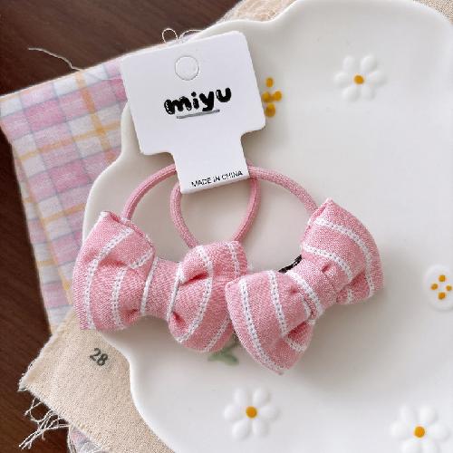 

2pcs/set Pink Color Sweet Bow Polka Dot Side BB Hair Clip for Kids Cute Toddler Girls Bangs Fringe Press Claw Hair Accessory