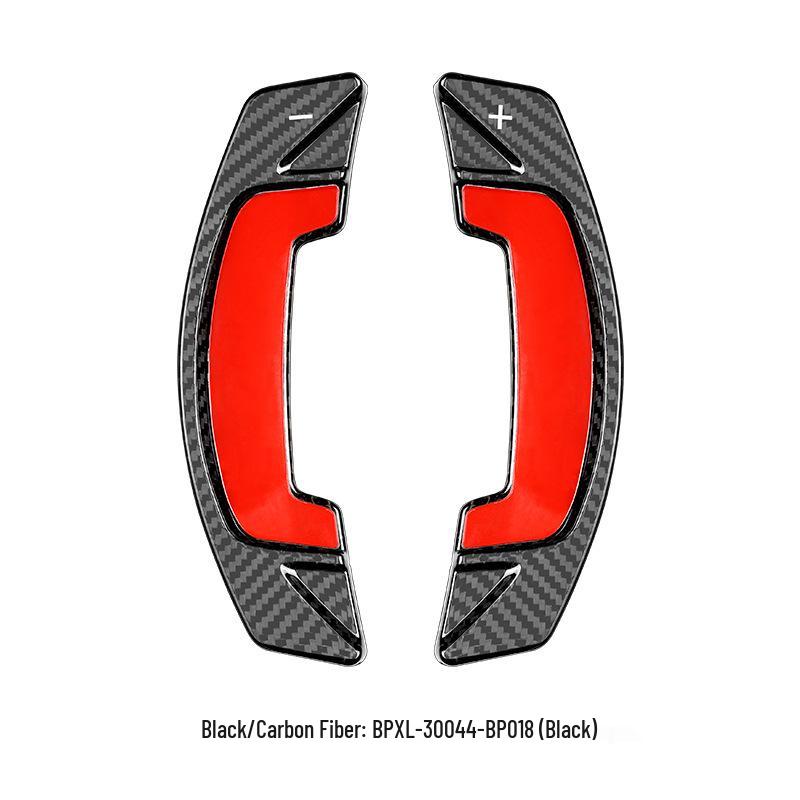Real Carbon Fiber Steering Wheel Paddle Shifters for Land Rover Range Rover, Evoque, Discovery, and Velar