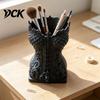 Funktionaler Schönheitswerkzeughalter 3D-gedruckter gotischer Korsett-Stifthalter, Vintage-Make-up-Pinselhalter, Schreibtisch-Organizer im Retro-Stil für coole Teenager-Büros