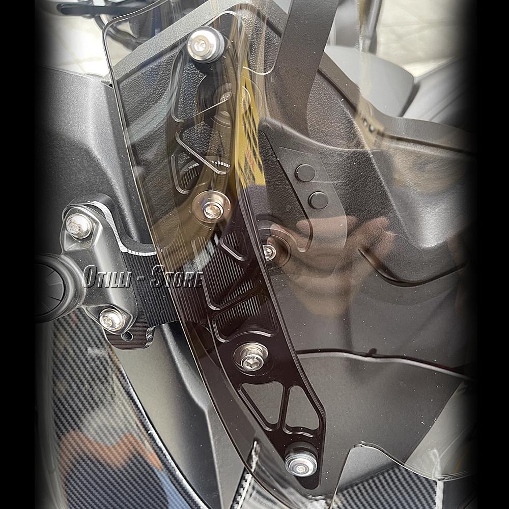 Motorcycle Accessories Windshield Windscreen Bracket Strip Trim Kit For YAMAHA X-MAX300 X-MAX 300 XMAX300 XMAX 300 2017 - 2022