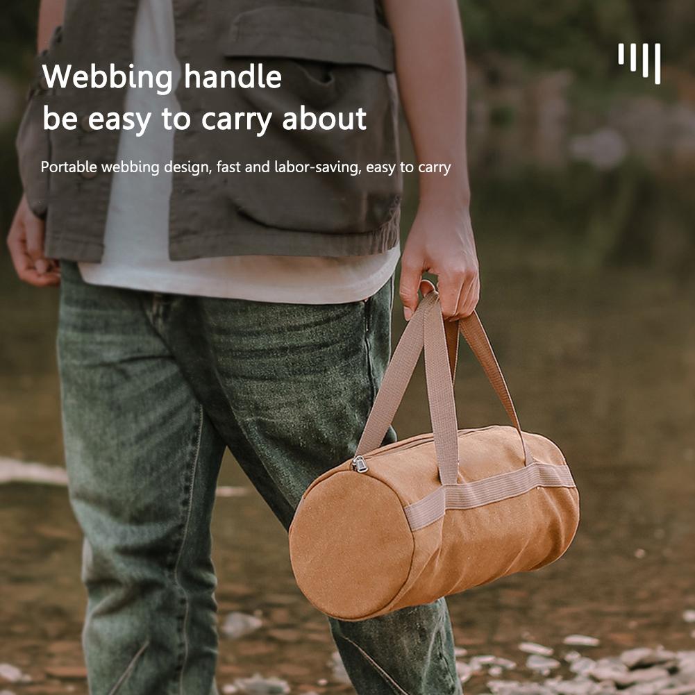 Camping Tool Organizer Bag Large Capacity Hammer Stakes Pegs Bag Portable Utility Tool Handbag Lightweight for Outdoor Camping