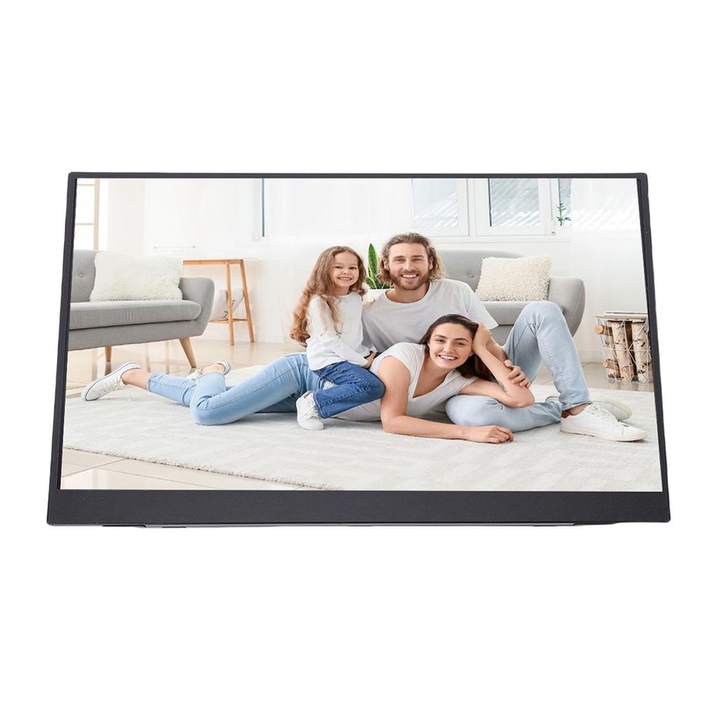 15.6 Inch Portable Screen 1080P HD WiFi USB C HD Multimedia Interface Second External Screen with Stand Built In 2 Speakers for Laptop PC