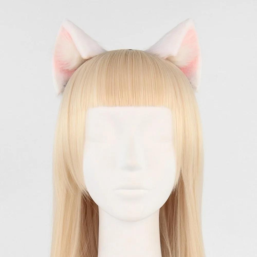 Gothic Lolita Cosplay Headband Carnival Halloween Hair Accessories Animal Cat Ears Headband Artificial Furry Gothic Headband
