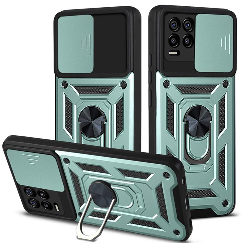 Für OPPO Realme 5 8 9i 9 10 Pro Plus Fall Stoßfeste Rüstung Autohalter Ringabdeckung für Realme C3 C11 C12 C15 C25 C30 C31 C33 C35