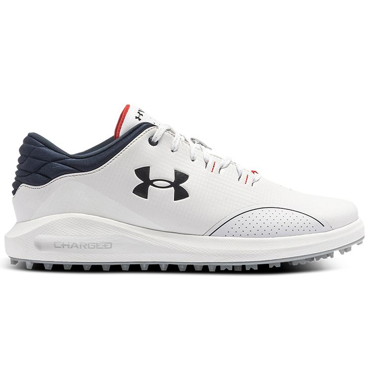 Under Armour Draw Sport Spikeless Men White Navy 3024563-102
