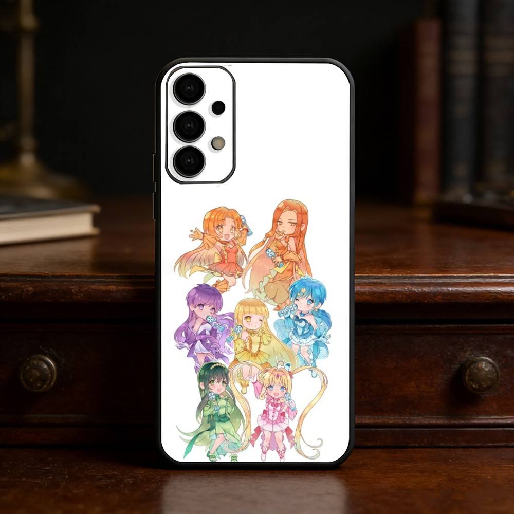 Mermaid Melody Pichi Pitch Handyhülle Für Samsung S25,S24,S21,S22,S23,S30,Ultra,S20,Plus,Fe,Lite Schwarzes Gehäuse