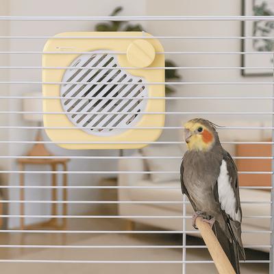 Anti-Scalding Parrot Warm Air Blower Automatic Safe Heating Parrot Heater Metal Chew-Proof Thermostatic Bird Warming Device