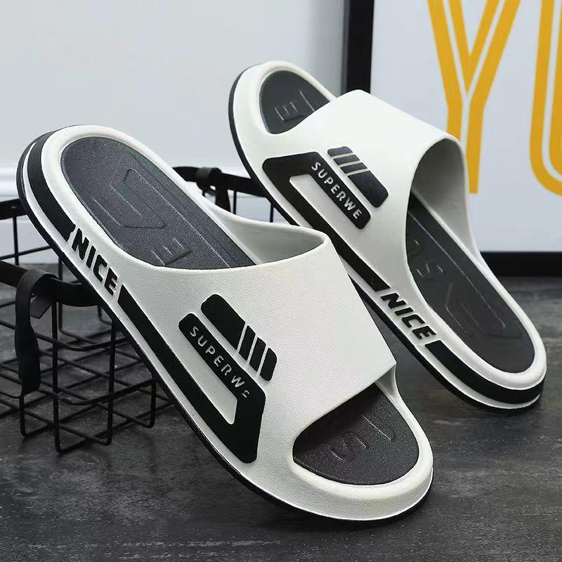 Men's Summer Non-Slip Thick-Soled Slippers - Trendy Outdoor & Home Comfort