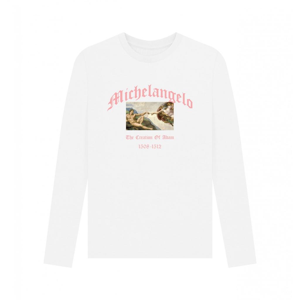 Apoh Unisex Adult The Creation Of Adam Michelangelo T-Shirt