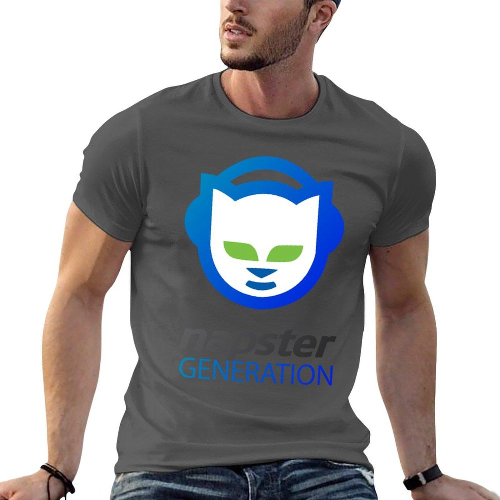 

Napster Generation Classic TShirt anime t shirts oversize t shirt man casual TShirt 4XL