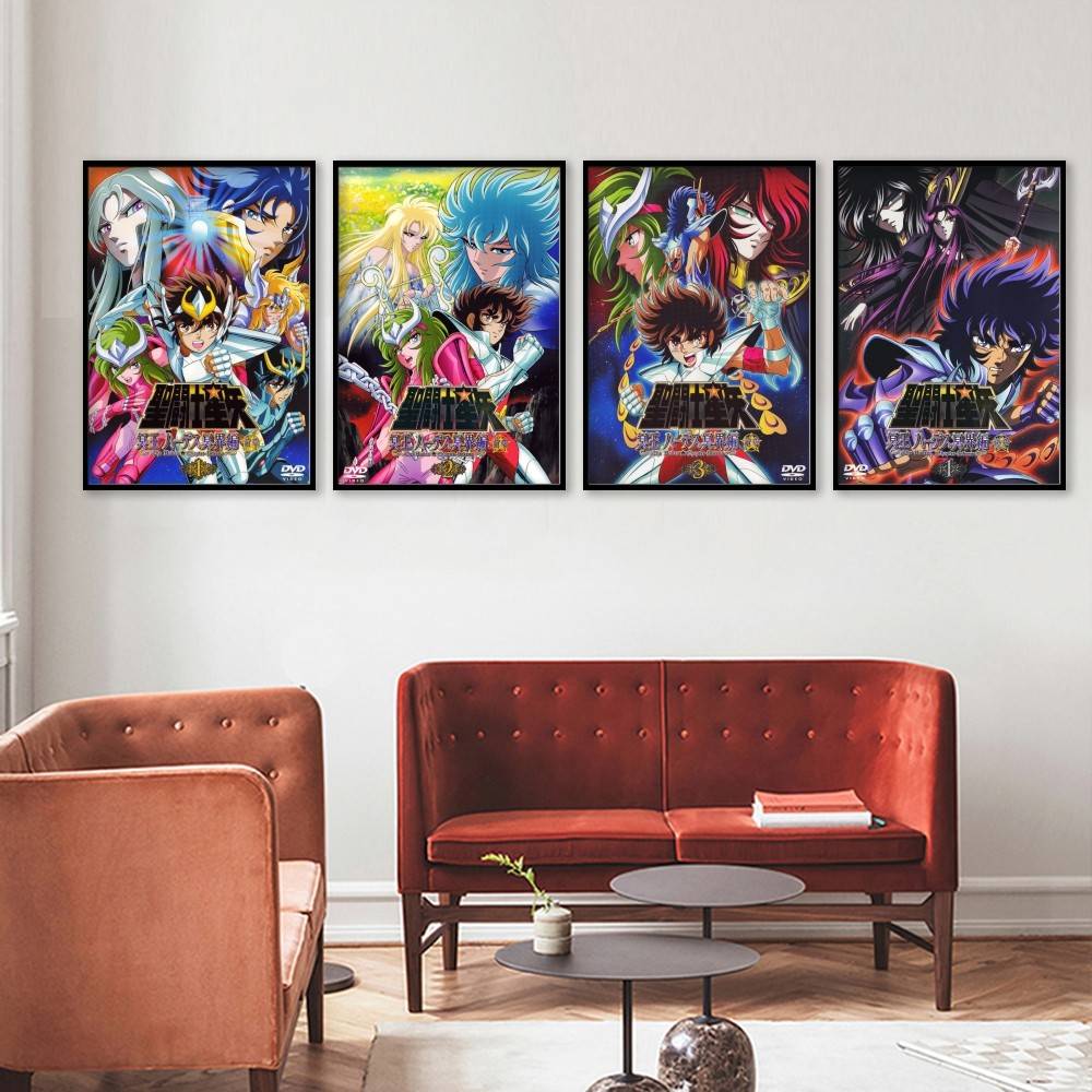 Saint Seiya The Hades Chapter - Inferno Trilogy DVD Cover Poster Bedroom Bedside Wall Decor Living Room Entrance Mural