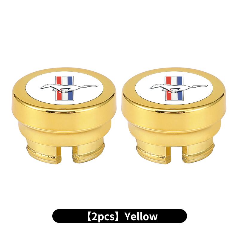 For Ford 1/2PCS Car Logo Cigarette Lighter Dust Plug Button Socket Protective Cover Escort KA Flex Everest KA Expedition Falcon APQ1