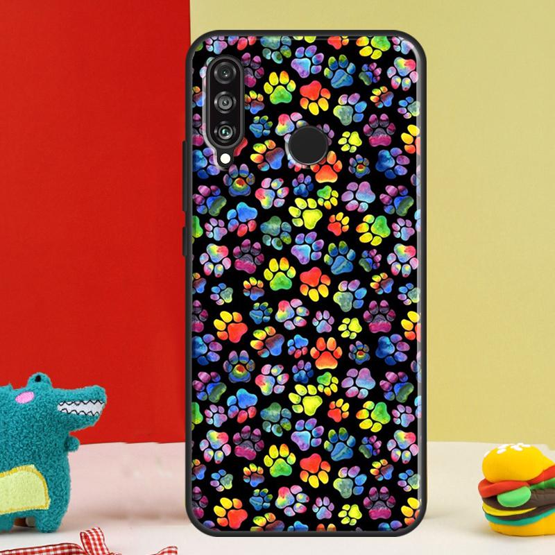Dog Paw For Huawei Nova 12i 12s 11i 5T 9 10 SE Y91 Y90 Y60 Y70 Y72 Y61 P60 Pro P20 P40 P30 Lite Case