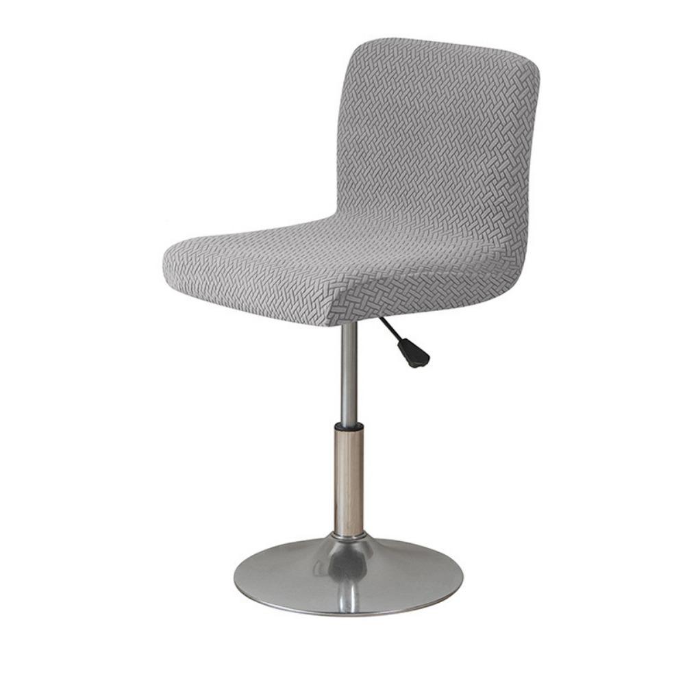 Stretchable Restaurant Stool Cover Jacquard Pattern Dining Chair Cover  for Dining Room