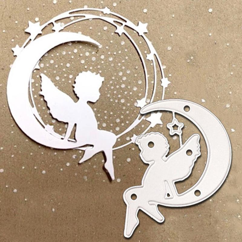 

PDTO Новолуние ребенок резки умирает трафарет DIY Скрапбукинг бумажная карта ремесло