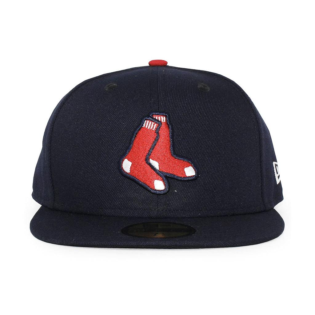 [New Era] 59FIFTY Boston Red Sox [MLB ON-FIELD AUTHENTIC GAME FITTED CAP] BOSTON RED SOX Navy Hat 5950 (7-38 (approx. 58.7 Cm)) [Used]