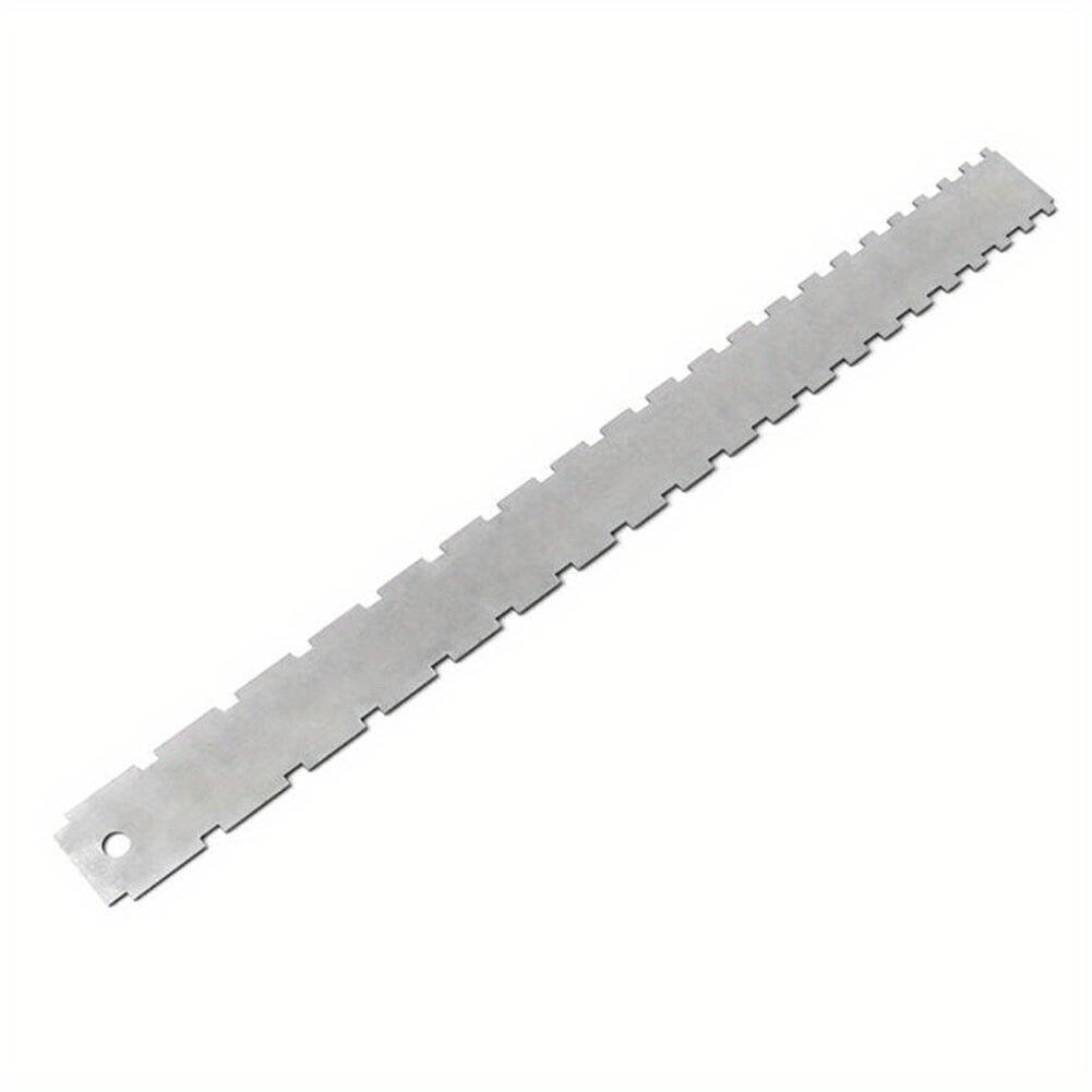1 Pc Guitar Neck Notched Straight Edge Ruler Stainless Steel Guitar Fret Leveling Ruler Fret Guitar Level Luthier Tool Guitar Body