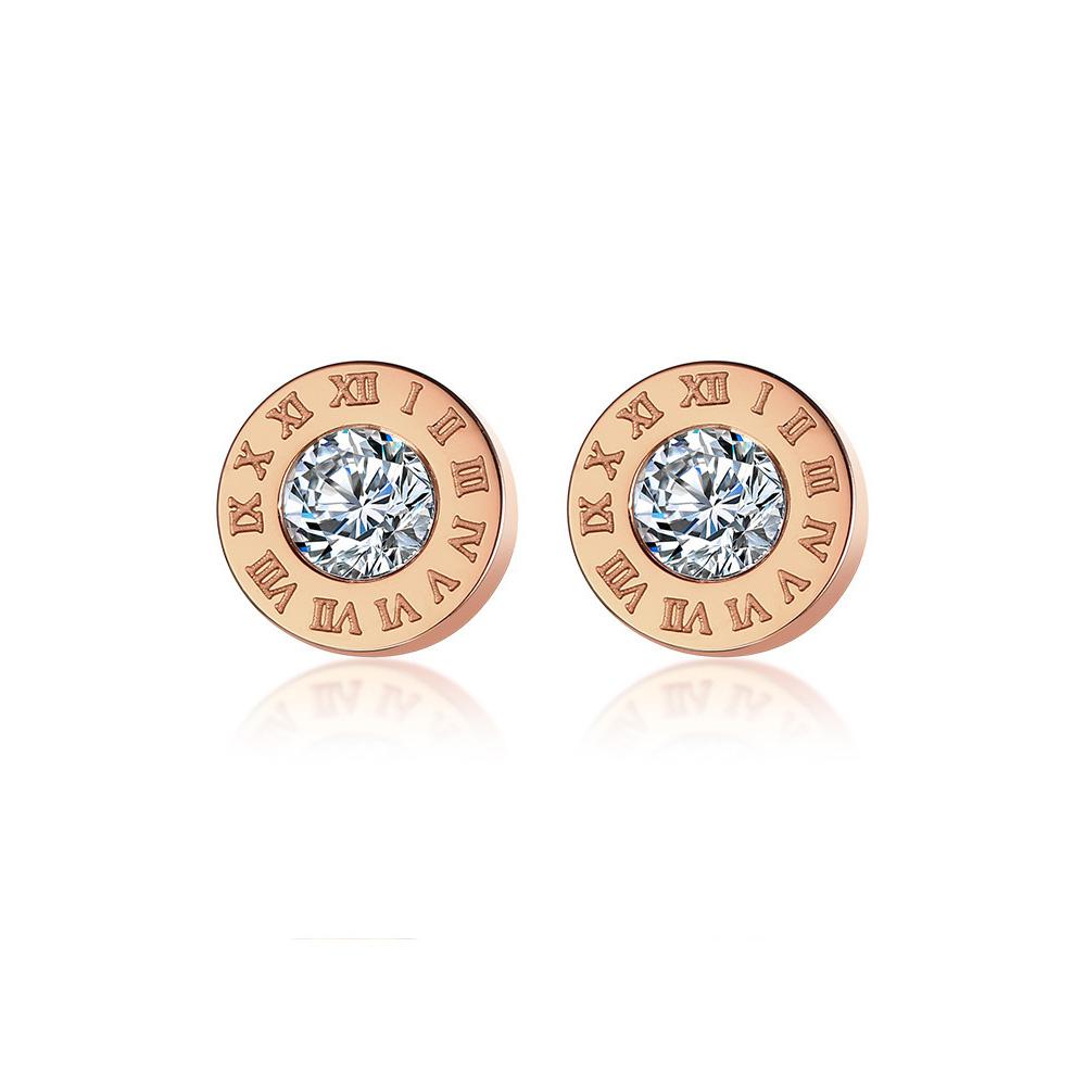 

Lokaer Браслеты с римскими цифрами, Кольца, Наборы украшений, Позолоченная нержавеющая сталь 18 карат, Кубический цирконий, Обручальные кольца, Наборы браслетов B17050