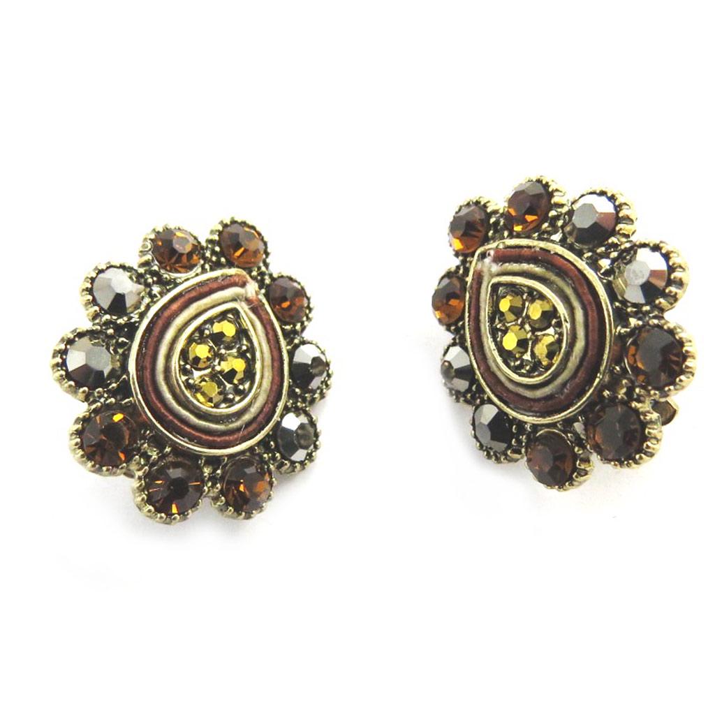 Les Trésors De Lily [M8239] - Brown 'Sissi' Creator Clips