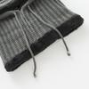 Women's Pullover Stripe One Piece Plush Thickened Riding Ear Protector Knitted Warm Hat