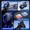 Q58MAX Bluetooth Helmet Headset with MP3, Music Sharing, LCD, FM, Intercom