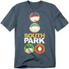 South Park Solid Circles T-Shirt S-3XL, Slate