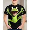 Boys 3D Animal T Shirt Tee Short Sleeve Summer Spring Fashion Basic Kids 4-12 Years Crew Neck Outdoor Casual Daily Regular Fit