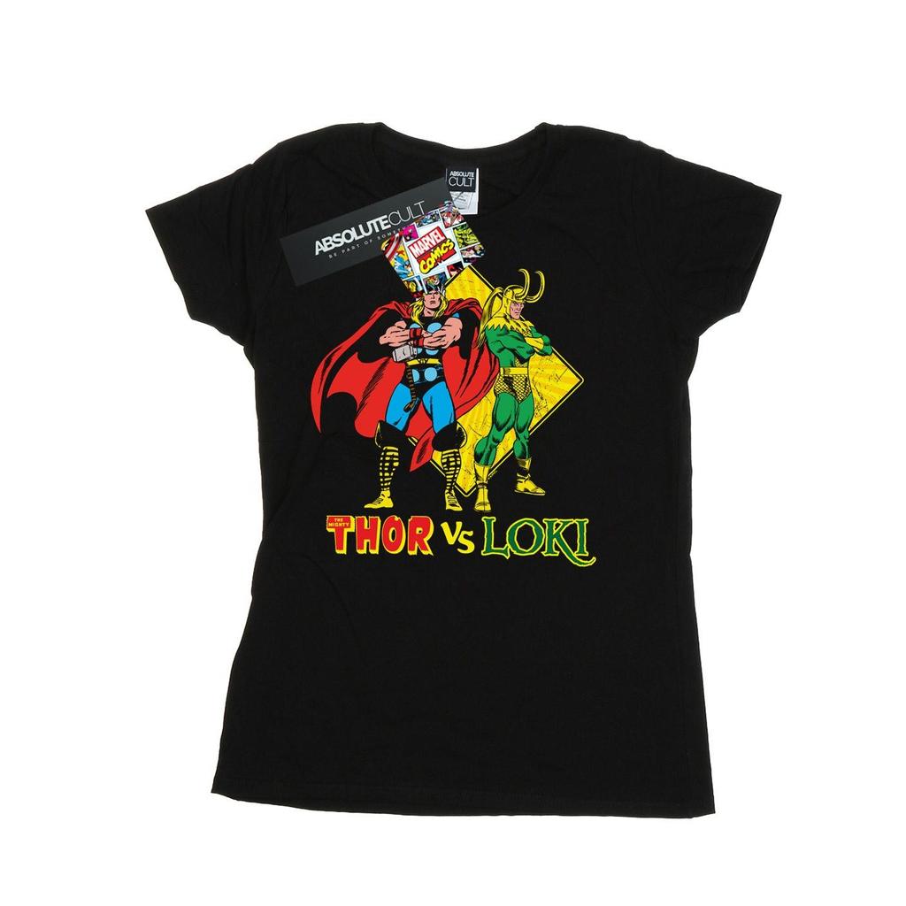 Marvel Womens/Ladies Thor Vs Loki Cotton T-Shirt