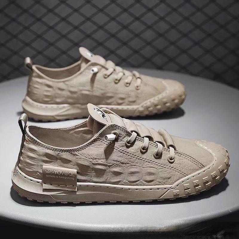 Fashion Men's Sneakers Canvas Breathable Casual Shoes Men's Slip On Walking Flats That's Shoes Vulcanized Shoes Fashion Men's Shoes2025