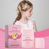 Hair Styling Gel For Kids, Childrens Hair Wax Stick Built-in Comb 2-in-1 Hair Finishing Stick, Natural Refreshing Non-Greasy