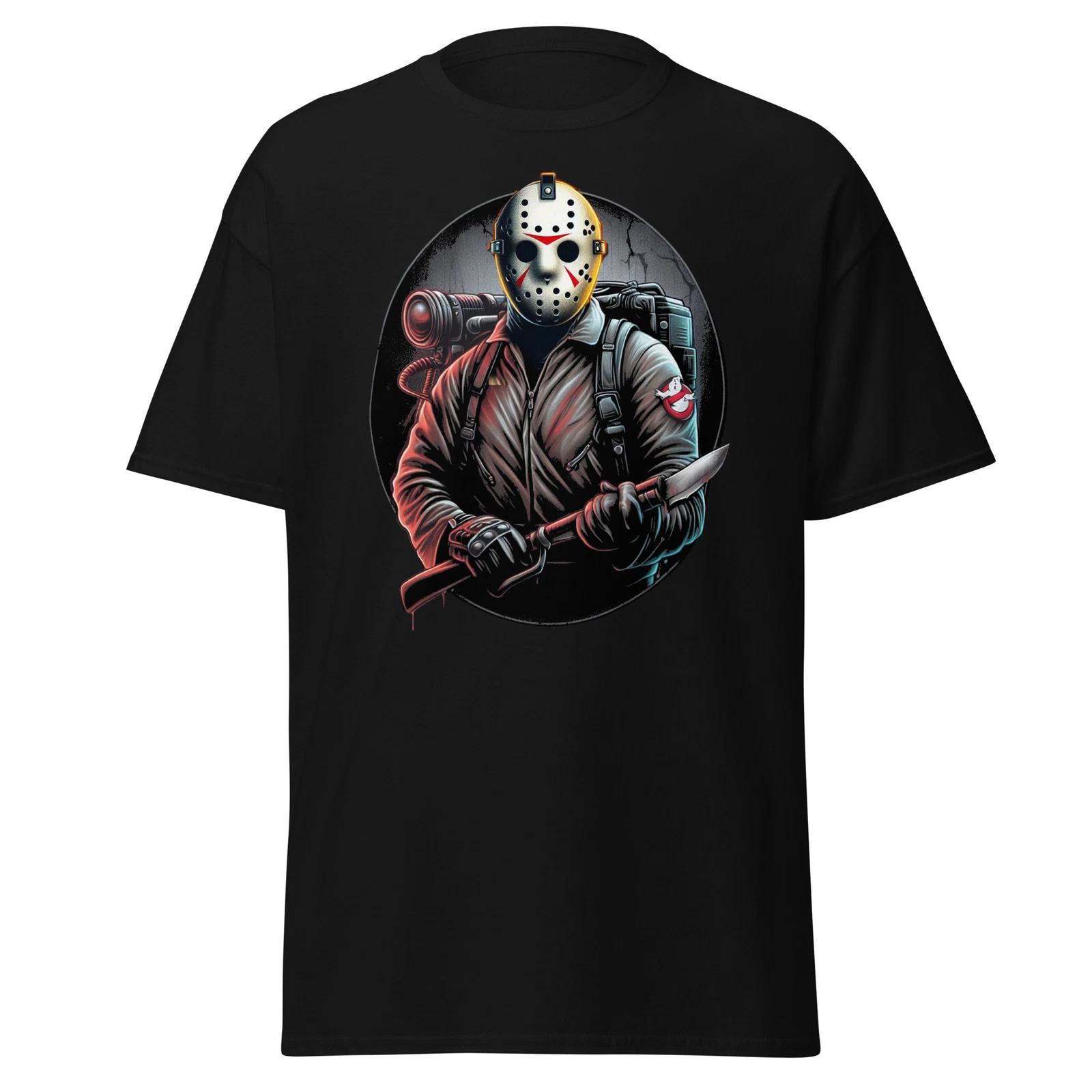 Jason Voorhees Ghostbuster Tee - When Horror Meets Hilarity S