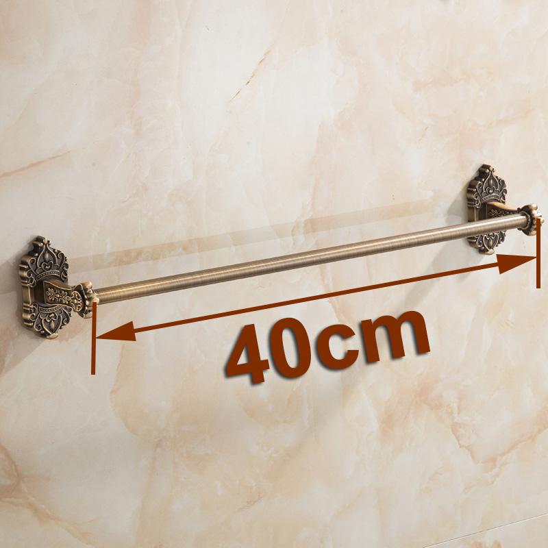 . (24",60cm)Single Towel Bar/Towel Holder,Solid Aluminium,Antique Brass Finish,Wall Mounted Bathroom accessories
