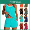 Swimsuit Two Tankini Womens Piece Set With Tank Top And Shorts Built In Bra Padded Swimwear Athletic Bathing Suit For Beach Pool