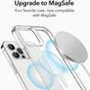 Universal Magnetklistremerke Magnetisk Adapterring Egnet for Magsafe IPhone Trådløs Lading Mobiltelefon Rund Metallplate Ring