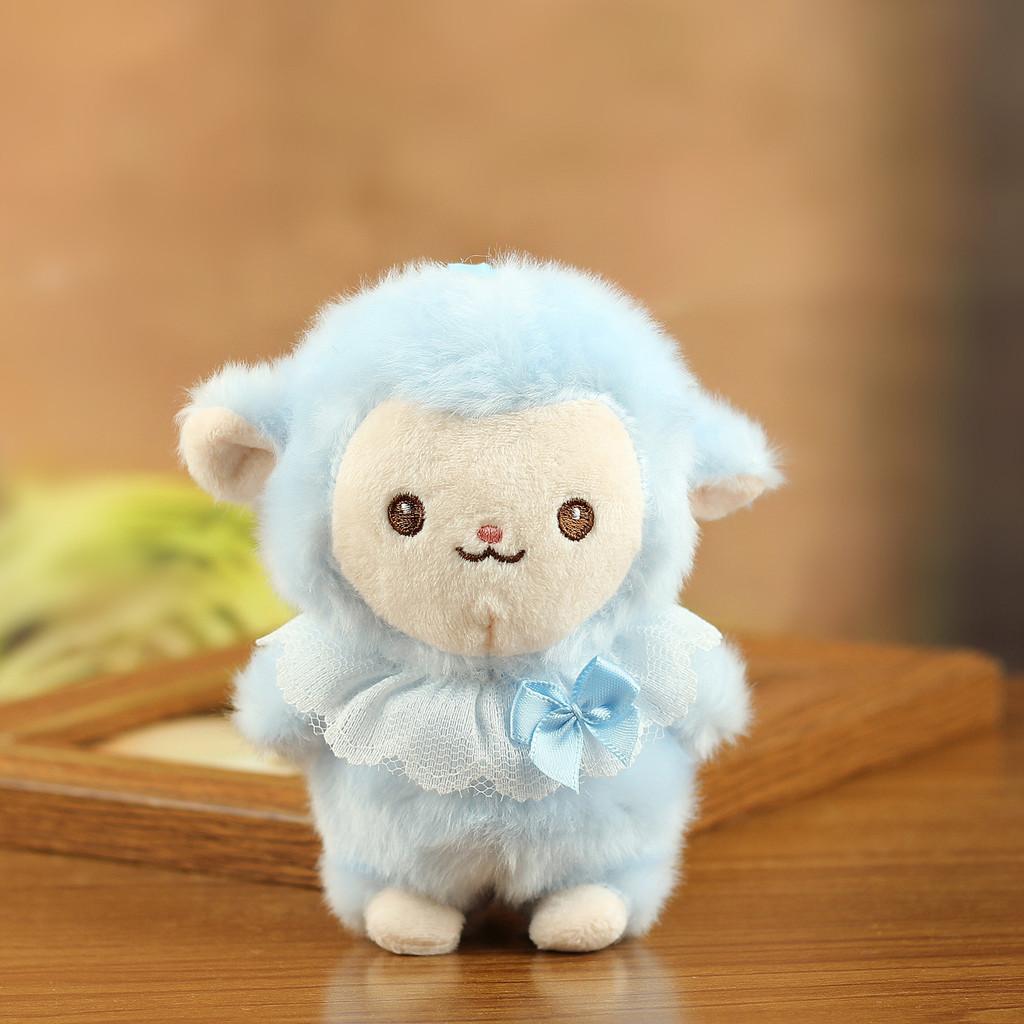 Plush Sheep Keychain Cute Animal Hanging Decor For Kids And Teens