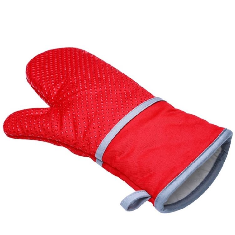 Kitchen Cooking Grilling Pot Holders Oven Gloves with NonSlip Silicone Coating