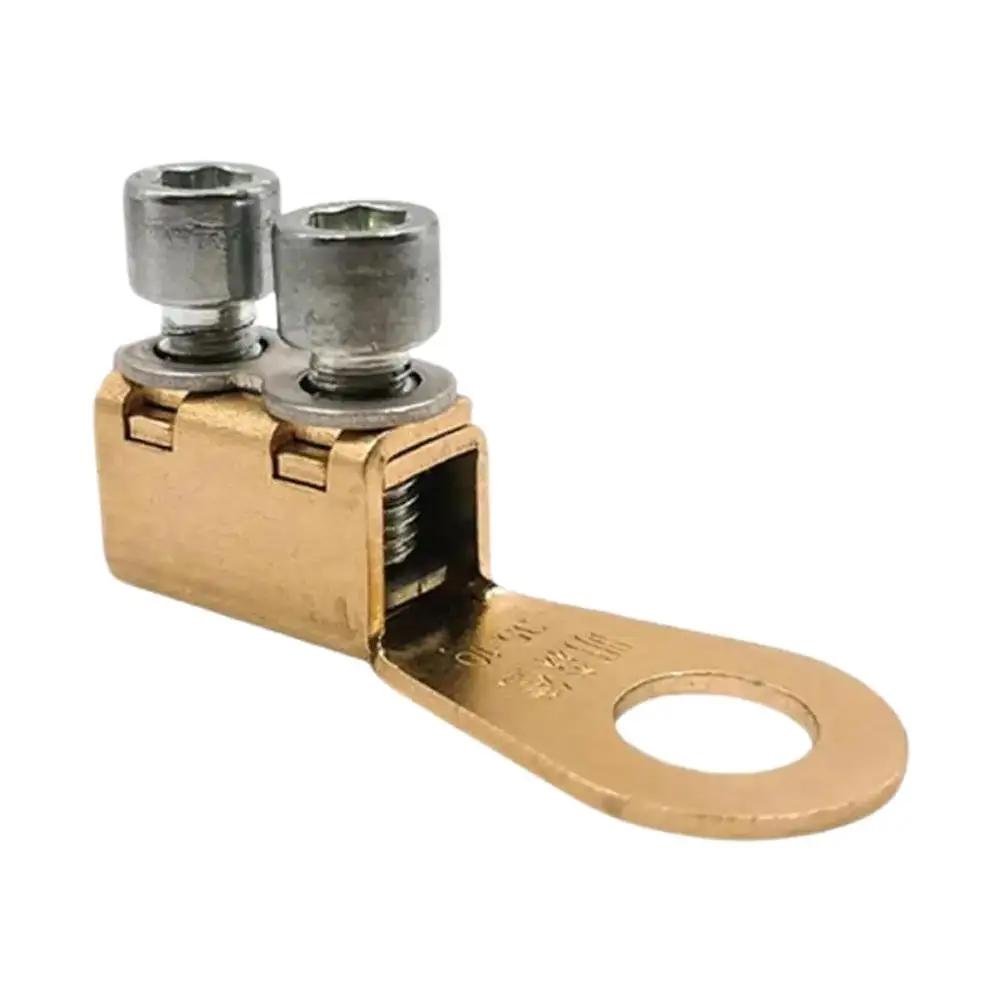 Car Battery Terminal Blocks Pure Copper Cable Ends Block Clip Post Wear-Resistant Junction Battery Terminals Car Accessorie C7B9