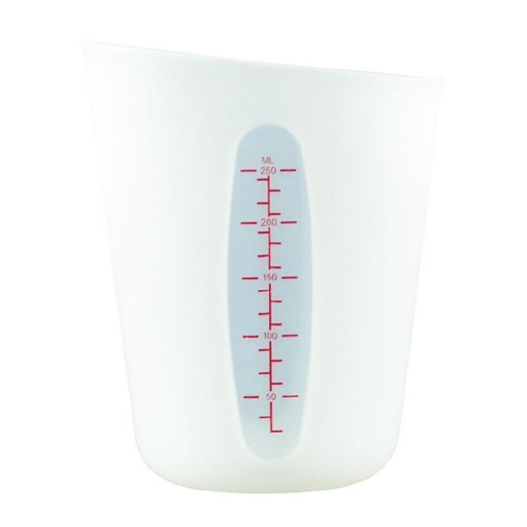 2Pcs Set Measuring Cups with Graduated Scale 250/500ml Laboratory Capacity Cups