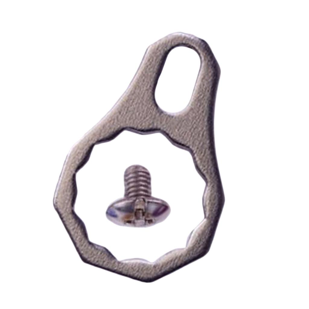 Fishing Reel Handle Nut Lock Plate Aluminum Alloy Tackle Part for Daiwa Baitcasting Rods