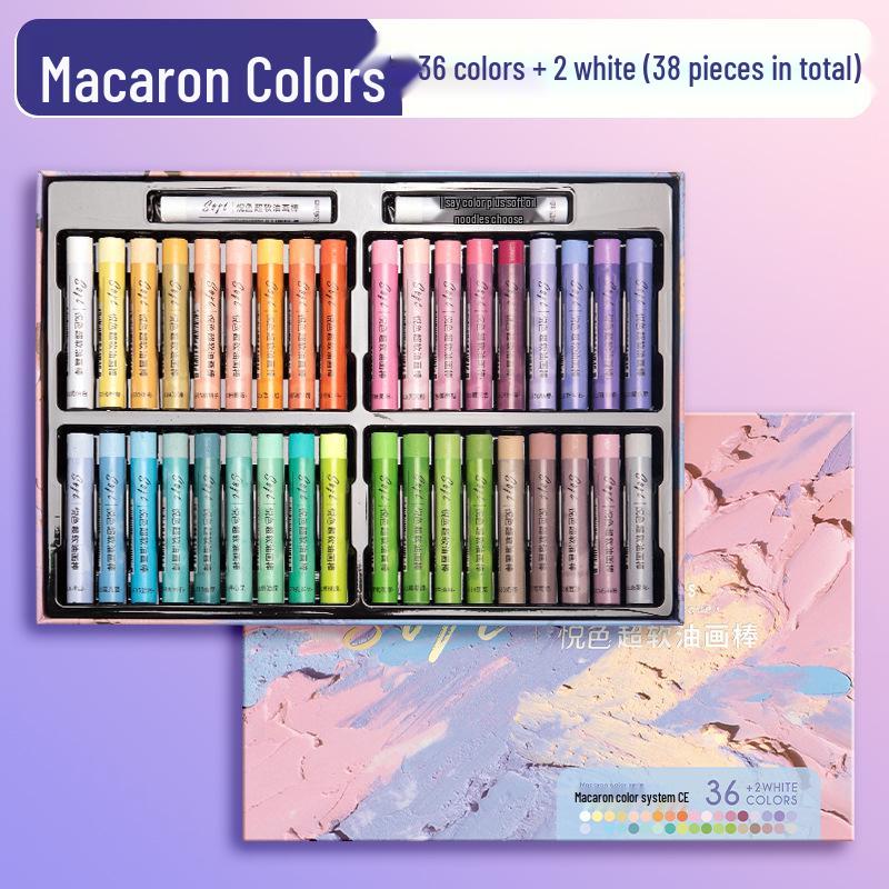 Super Soft Oil Pastels: Vibrant Colors, Safe & Odorless for Kids