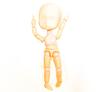 Body-chan/Body-kun Drawing Doll, 3-Dimensional Anime Drawing Model, Human Body Model, Female/Male, Articulated Figure, Painting Model