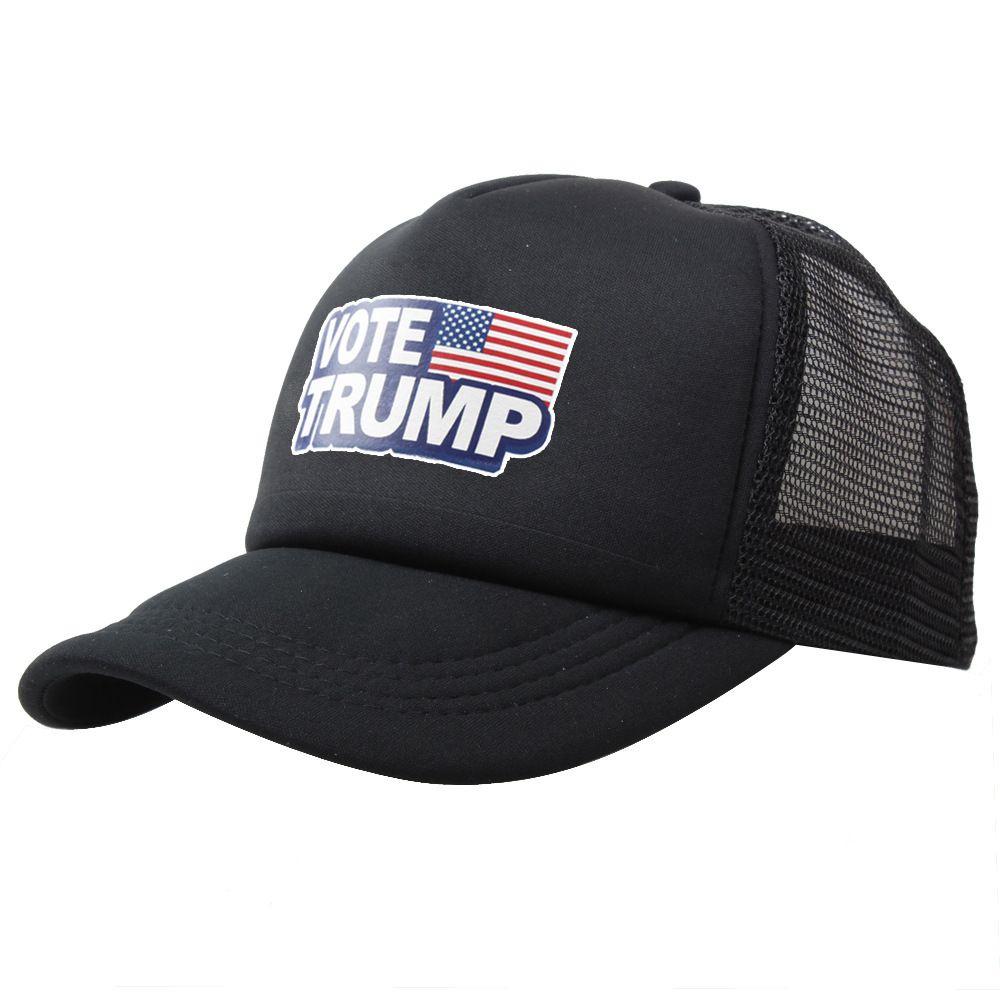 Trump Vote Presidential Election Retro Summer Truck Adult Net Hats Unisex Cap