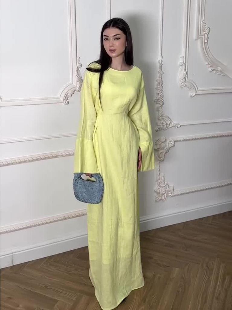 2025 French Niche Elegant Waist-Cinching Summer Dress
