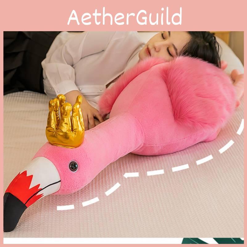 Princess Crowned Flamingo Plush Toy For Girls Soft And Cuddly