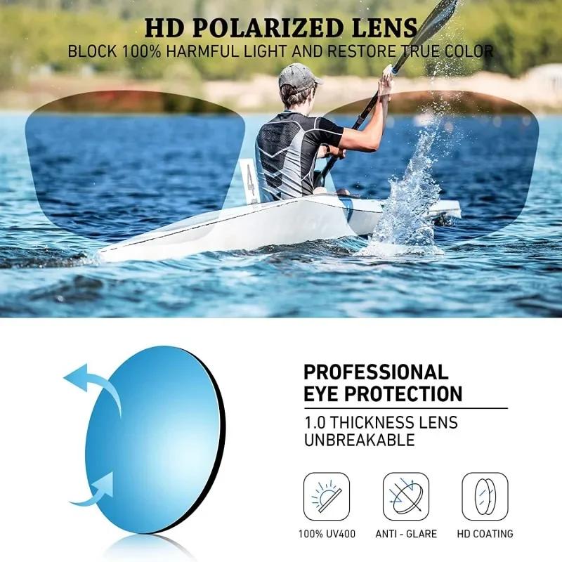 Men's Polarized Sport Sunglasses with Rope Fashion Ultralight Colorful Film Sunglasses Outdor Dust-proof Cycling Sunglasses