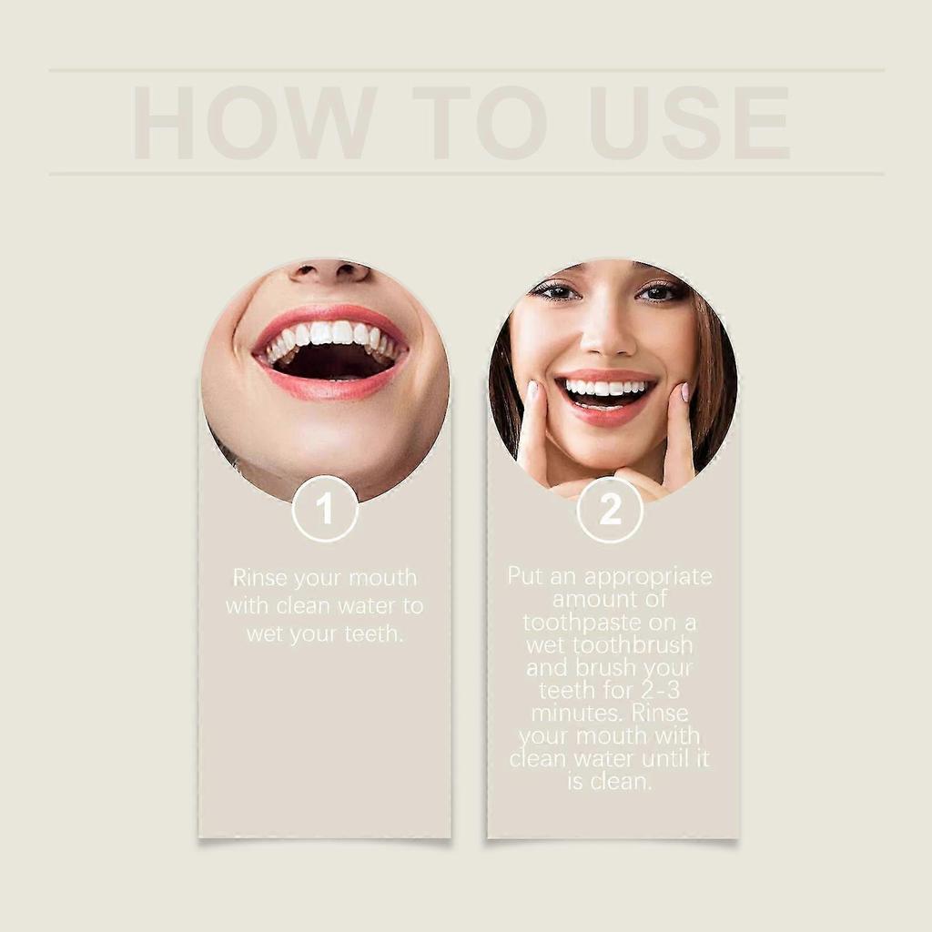 Huanliang toothpaste, Brightening Toothpaste with Hydroxyapatite & Menthol, Clean Teeth, Fresh Breath, Oral Care