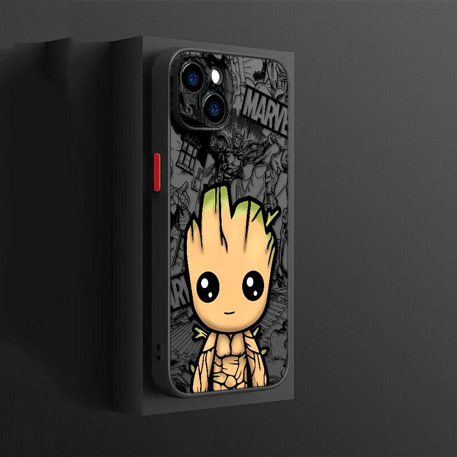 Marvels Spider-Man Groot Rückseite Handyhülle Case für iPhone 17 Pro Max XS XR 16 Plus 7 8 SE Air 11 17e 15 14 13 Mini 12