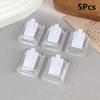 5Pcs Clear Ring Display Stands Ring Jewelry Tray Ring Storage Organizer Shelf For Jewelry Counter Showcase Display Prop