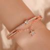 Simple for Women Roman Numerals Gifts Luxury Party Alloy Bangle Girls Jewelry Bracelets